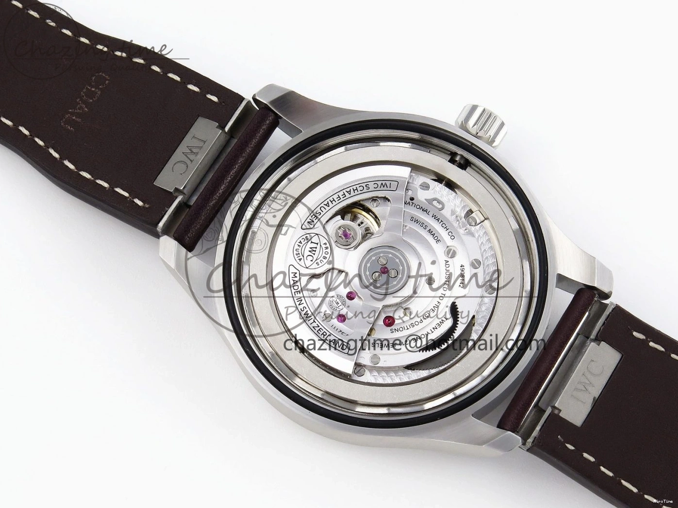 MIROTIME 0514 Pilot Mark XX IW328205 ZF 1:1 Best Edition Green Dial on Brown Leather Strap A UrbanStyle 7029